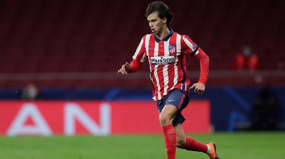 João Félix no clube de futebol Atlético de Madrid como atacante